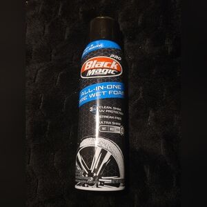 BLACK MAGIC PRO ALL-IN-ONE Tire Wet Foam 18oz NEW